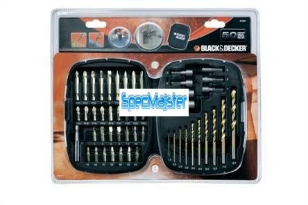 BLACK&DECKER Zestaw bitów do wiercenia i wkręcania TITANIUM A7093-XJ