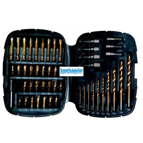 BLACK&DECKER Zestaw bitów do wiercenia i wkręcania TITANIUM A7093-XJ