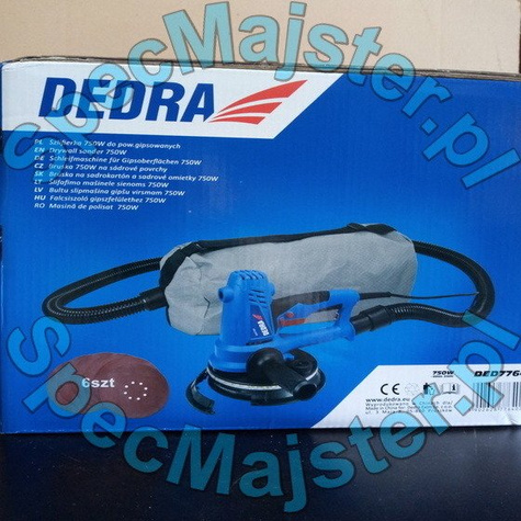 DEDRA Szlifierka do gipsotynków krótka DED7764