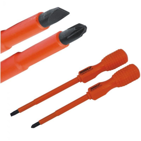 Dedra Wkrętak elektrotechniczny (+) płaski / krzyżowy Nr. 1 75 mm 064B2