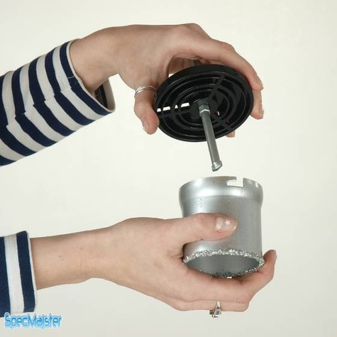 DEDRA Zestaw do wiercenia w materiałach budowlanych, nasyp węglika wolframu DED1519