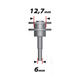 Trzpień do wiertarki 6mm, śr. otworu 12.7mm