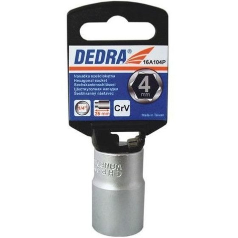 Nasadka 6 kąt 1/4" 5 mm przywieszką