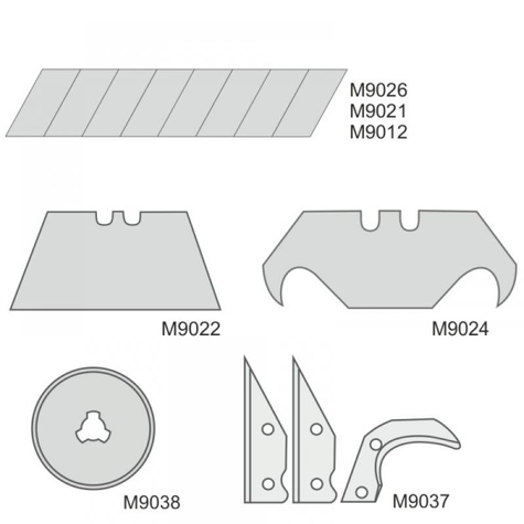 DEDRA Ostrza wymienne do noży M9037