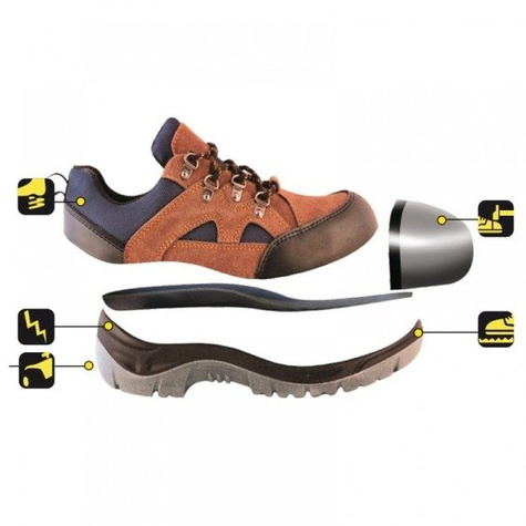 Półbuty bezpieczne rozmiar: 45