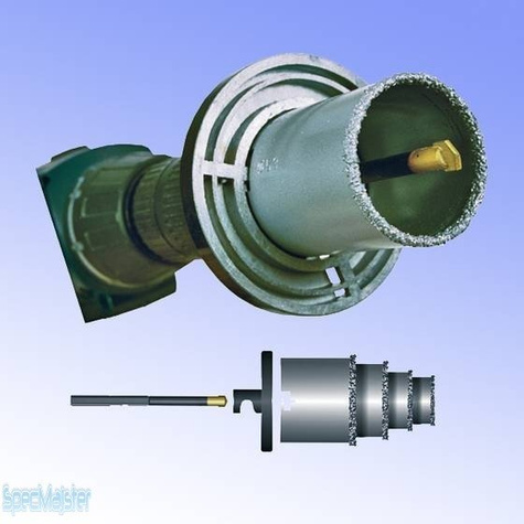 Dedra Wycinacz z nasypem węlika wolframu - komplet śr. 33, 53, 67, 73 mm ded1518