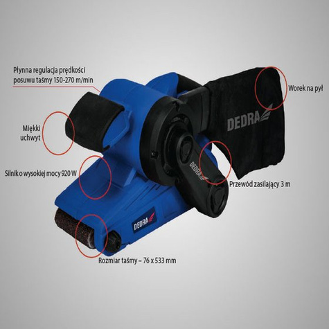 Szlifierka Oscylacyjna, 240W, 90x182mm