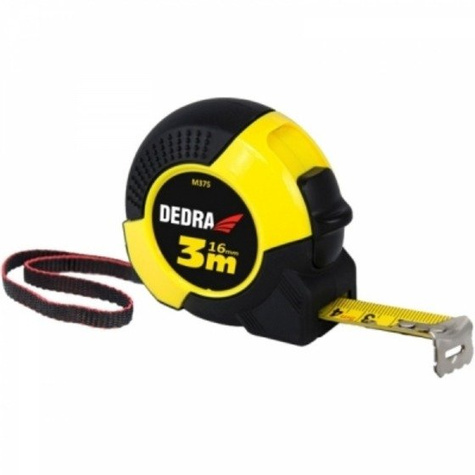 Miarka 2m/16mm IICE gumowana obudowa, taśma pokryta nylonem, 1 blokada