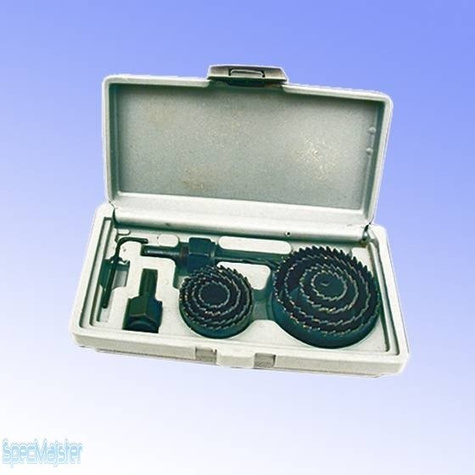 Dedra Zestaw otwornic puszkowych do drewna 8 szt. 19-64 mm 0791