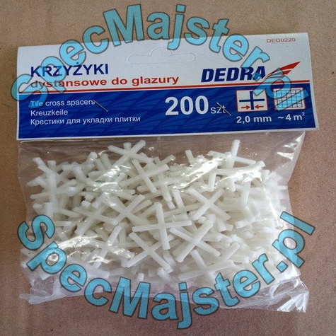 DEDRA KRZYŻYKI DO GLAZURY I TERAKOTY - DED0220