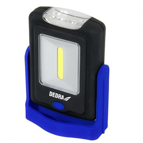 Lampa 1W LED COB + 3W LED, 100 lumenów, prostokątna,podstawa