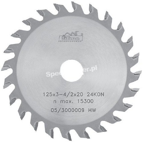 PILANA Piła tarczowa z zębami z węglików spiekanych do podcinania 180 x 4,8-5,8 x 3,5 x 45 36z KON
