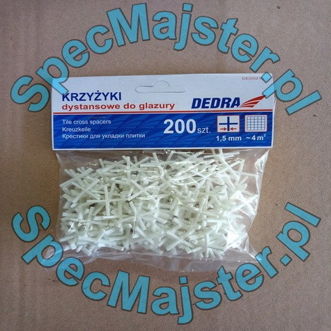DEDRA KRZYŻYKI DO GLAZURY I TERAKOTY -DED0215