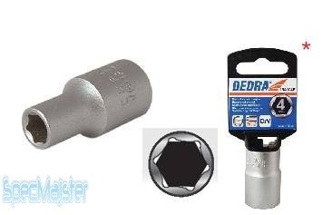 Dedra Nasadka 6 kąt 1/4 4,5 mm 16A1045