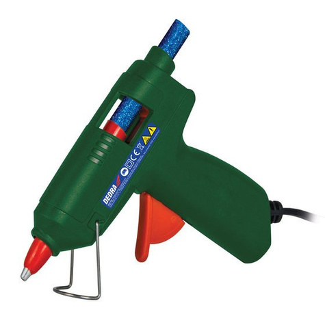 DEDRA Pistolet do Kleju na Gorąco DED7550 + 4 sztuki kleju brokat