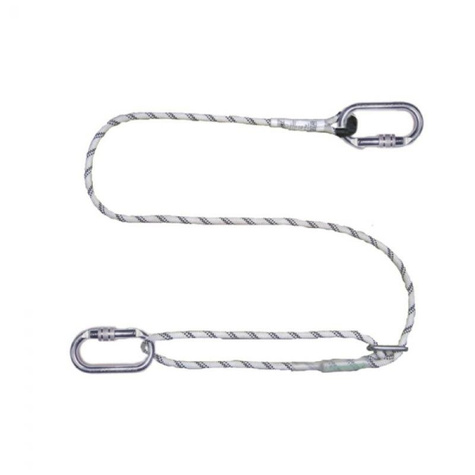 DEDRA Linka opasująca z regulacją długości z karabińczykami BHSZ15