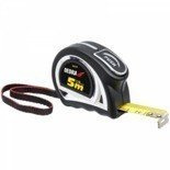 Miarka 8m/25mm IICE gumowana obudowa, taśma pokryta nylonem, AUTO-blokada