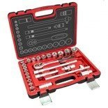 Hartsson Klucze nasadowe CrV 25szt 18x1/2""