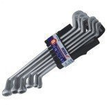 DEDRA Klucze oczkowe odgięte1404