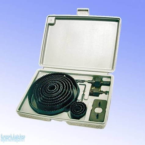 Dedra Zestaw otwornic puszkowych do drewna 12 szt. 19-127 mm 0793