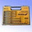 Dedra 0704 Wiertła do muru do młotowiertarek komplet 8 wierteł 5,6x110; 2x8x110, 6,8,10x160; 10x210