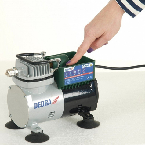 DEDRA Zestaw do malowania z kompresorem mini DED7470