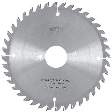 PILANA Piła tarczowa z zębami z węglików spiekanych do rowkowania 300 x 3,6 x 2,5 x 50 48z