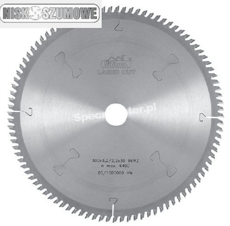 PILANA Piła tarczowa z zębami z węglików spiekanych 250x3,2/2,2x30 WZ 72z