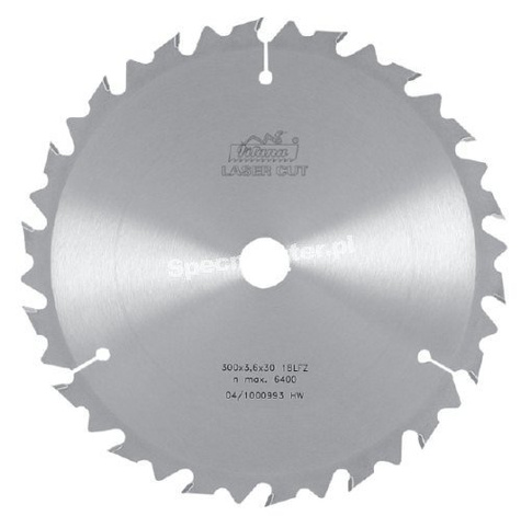 PILANA Piła tarczowa z zębami z węglików spiekanych z ogranicznikiem posuwu 400x4,0/2,8x30 LFZ 24z
