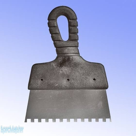 Dedra Szpachelka zębata stal nierdzewna kwasoodporna ZP250N/10