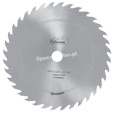 PILANA Piła tarczowa do cięcia drewna rozwarta i naostrzona 250x2,2x30x36 KV