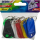 Przywieszki do kluczy 12 szt mix kolorów