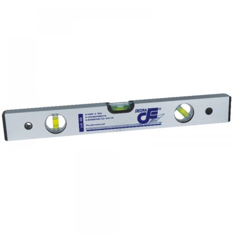 Dedra Poziomnica aluminiowa, 3 libelki (pion poziom) stała libelka 45 80 cm MD3080