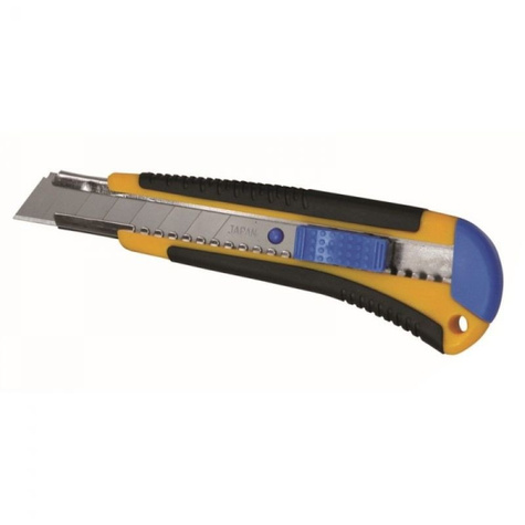 Dedra Nóż 18 mm zatrzask w kolorowym pudełku ekspozycyjnym 24szt. M9015P