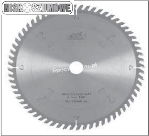 PILANA Piła tarczowa z zębami z węglików spiekanych do drewna 400x3,8/2,8x30 WZN 60z