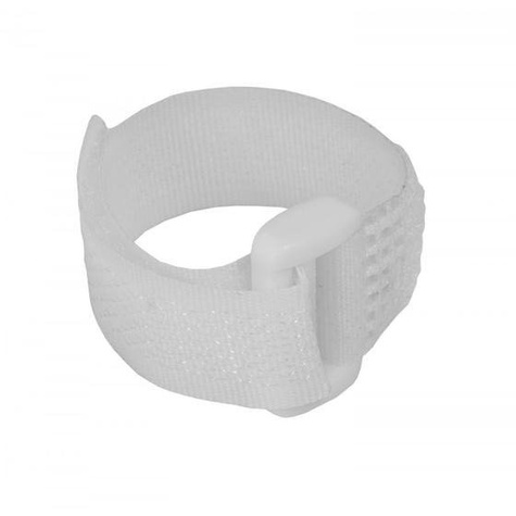 Opaski rzepowe 16mmx210mm Białe 5 sztuk