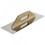 DEDRA Paca gładka, stal nierdzewna, uchwyt drewno bukowe 15B003