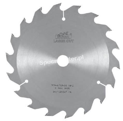 PILANA Piła tarczowa do pilarek tarczowych z zębami z węglików spiekanych 300x4,0/2,8x30 FZ 18z