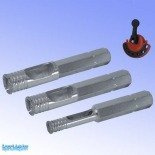 DEDRA   Diamentowe wiertła do resu, terakoty, szkła, białej ceramiki, kamienia- zestaw  DED1568