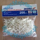 DEDRA KRZYŻYKI DO GLAZURY I TERAKOTY - DED0220