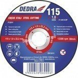 DEDRA Tarcza do cięcia stali TYP 41, F13013
