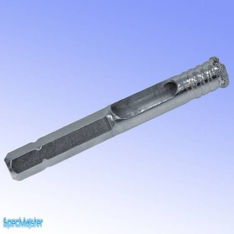 Diamentowe wiertło do gresu, terakoty 15mm uchwyt 6-kąt Quick change + System podawania wody DED1576A