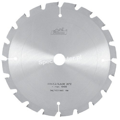 PILANA Piła tarczowa z zębami z węglików spiekanych do materiałów budowlanych 600 x 5,2 x 3,8 x 30 42z