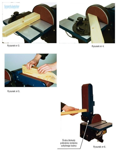 Szlifierka tarczowo taśmowa do drewna