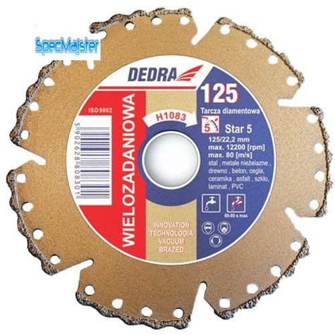 DEDRA Wielozadaniowa tarcza diamentowa , H1087