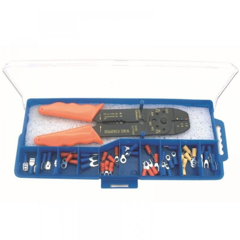 Dedra Szczypce uniwersalne do zaciskania końcówek + terminale 60 szt. 1269