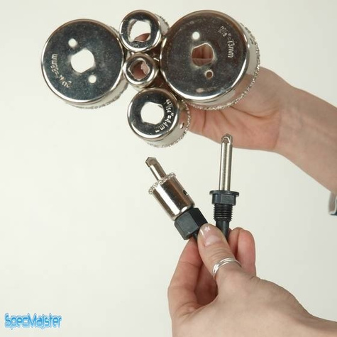 DEDRA Zestaw wierteł nasyp węglika wolframu DED1515