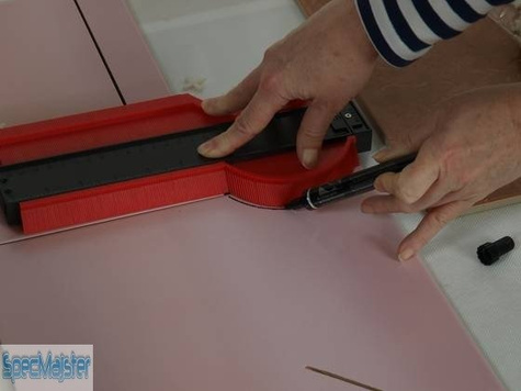 DEDRA Szablon glazurniczy DED017