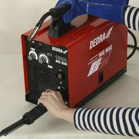 DEDRA Spawarka inwertorowa MIG/MAG IGBT 180A
