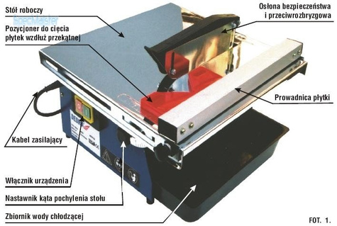 DEDRA Przecinarka do glazury 450W DED7701